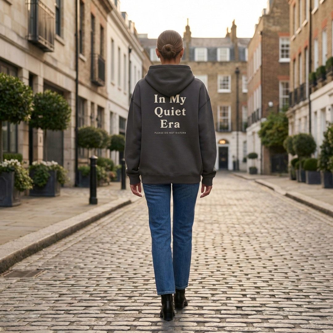 Quiet Era Oversized Hoodie – Cozy Fleece Loungewear