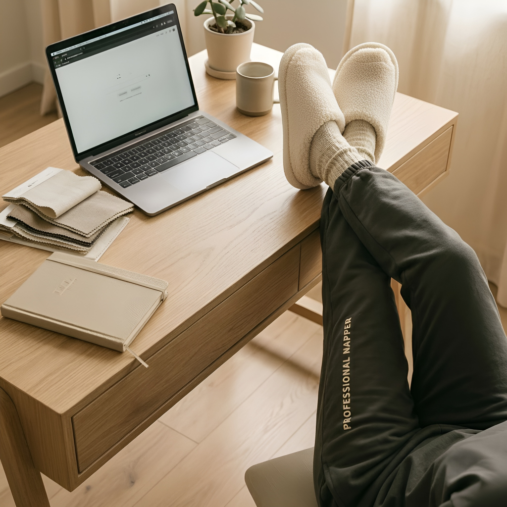Professional Napper Joggers – Soft Cotton Fleece Lounge Pants